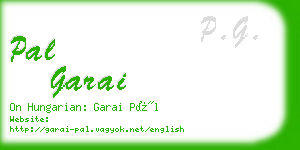 pal garai business card